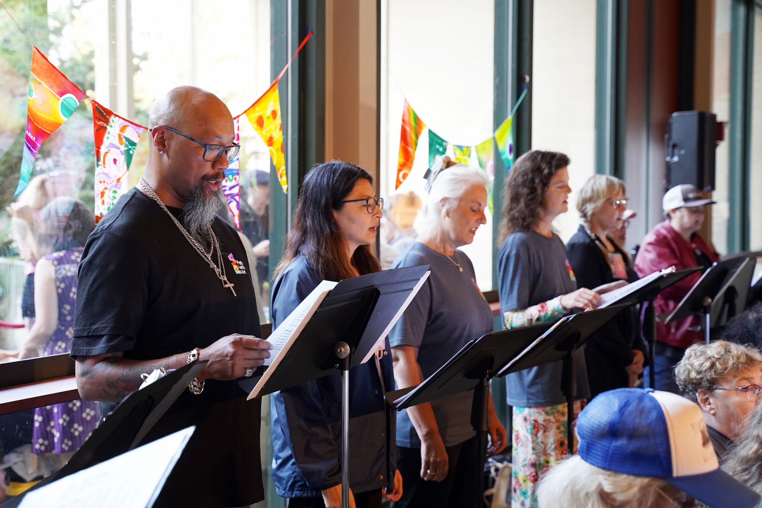 PwA Singers perform at Radiate! Community Arts & Music Festival.