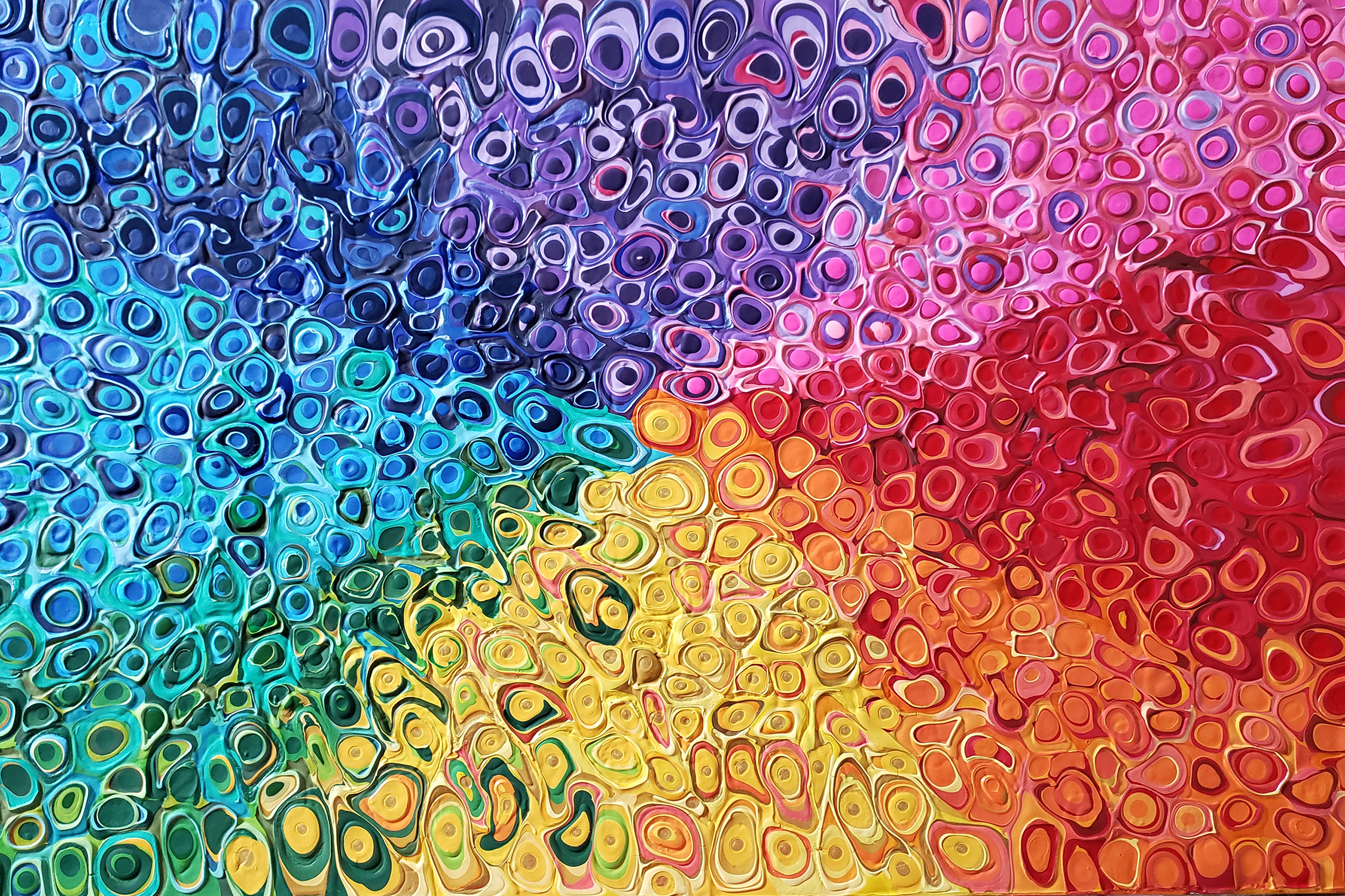 Rainbow Cells by Participant Artist Chris Wisdom